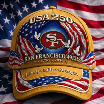 Premium NFL x SF 250 Years  Anniversary Of Freedom  Cap 220626