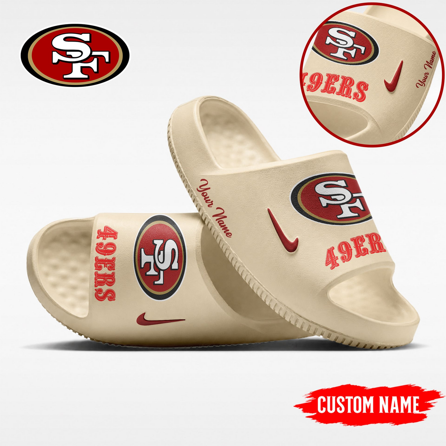 SF49 Premium NFL Unisex Slides 200626