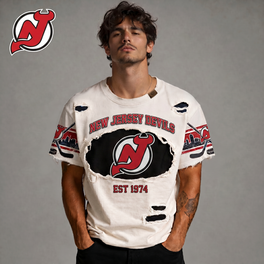 SIGNATURE SERIES NHL x NJD BESPOKE CRACK SHIRT LIMITED EDITIONS NDT VHM 300526