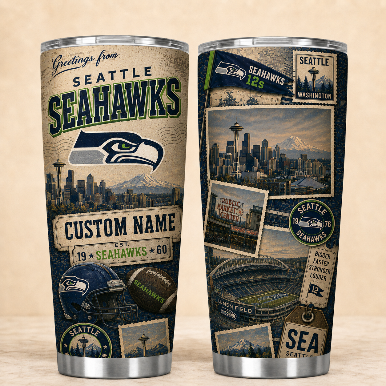 SS Personalized Premium NFL Classic Tumbler 190626