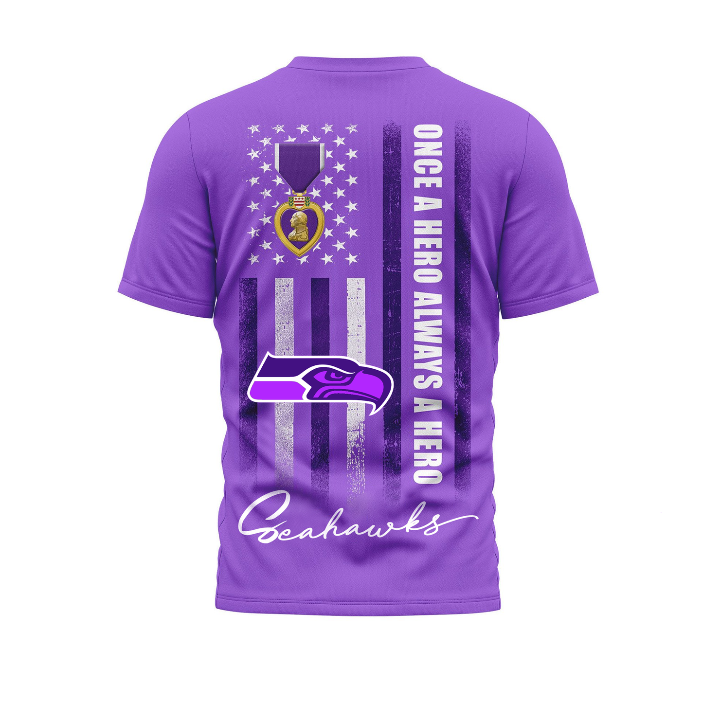 SS Premium National Purple Hear Day 3D Shirt  300626