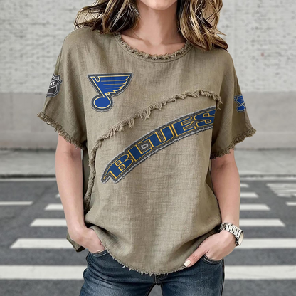 STL x NHL Womenƒ??s Vintage O-Neck 2905 DatND DVT