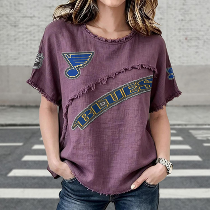 STL x NHL Womenƒ??s Vintage O-Neck 2905 DatND DVT