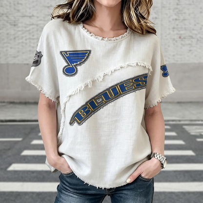 STL x NHL Womenƒ??s Vintage O-Neck 2905 DatND DVT