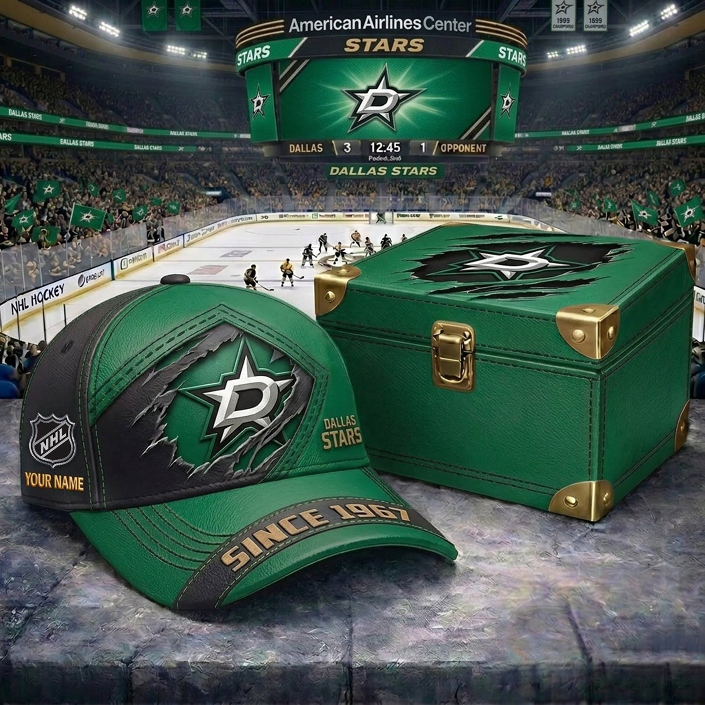 Signature Series NHL x DS BESPOKE CRACK CUSTOM NAME HAT V1 PLUS NDT NHM 250426