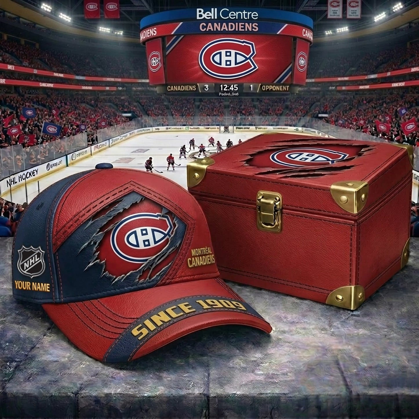 Signature Series NHL x MC BESPOKE CRACK CUSTOM NAME HAT V1 PLUS NDT NHM 250426