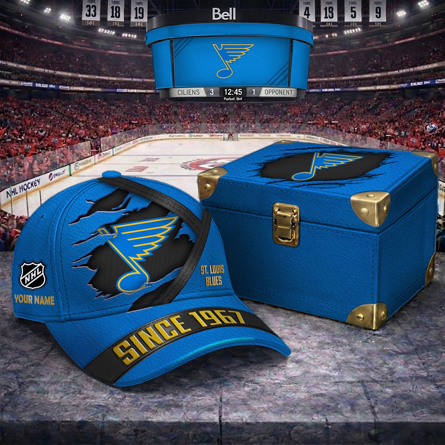Signature Series NHL x SLB BESPOKE CRACK CUSTOM NAME HAT V2 PLUS NDT NTN 250426