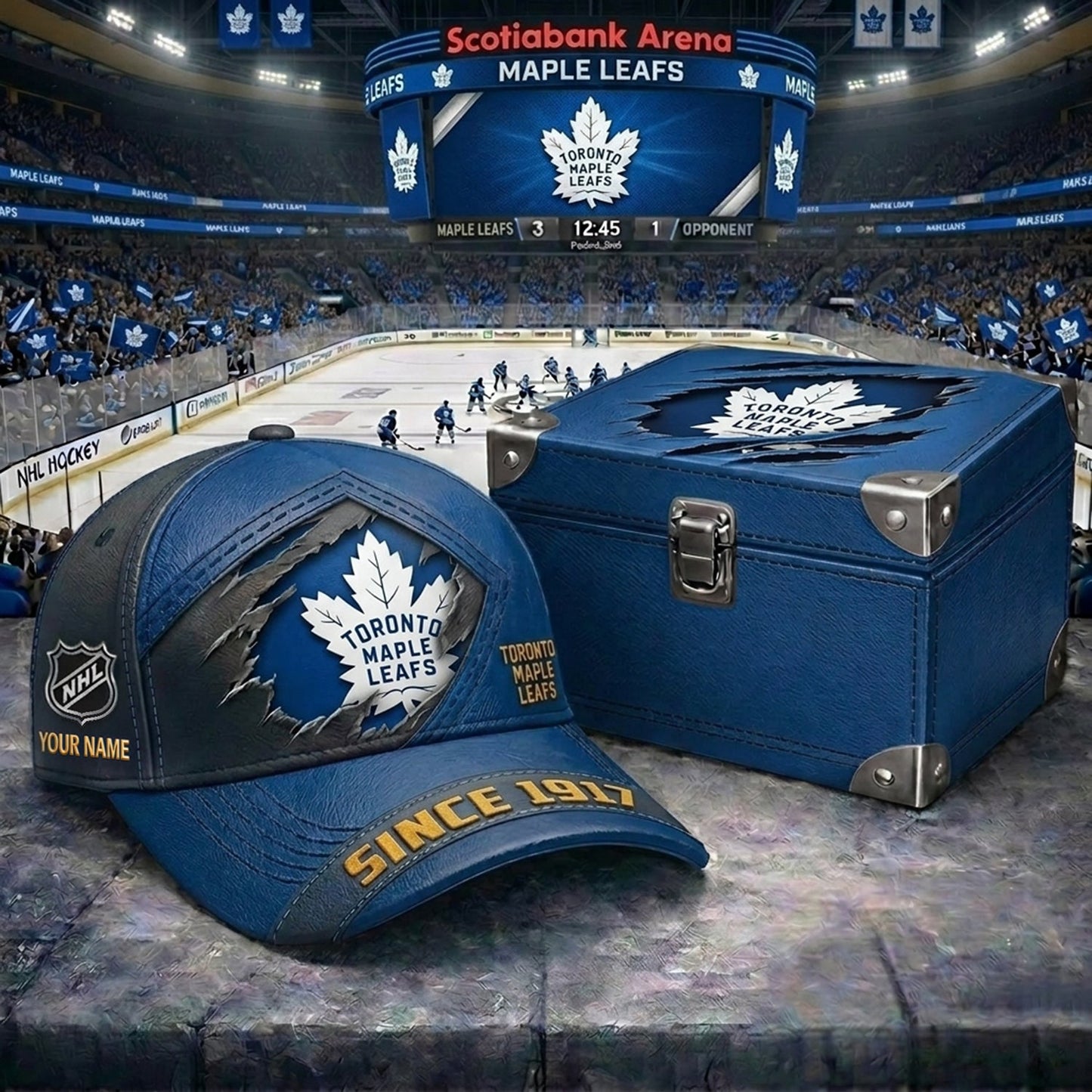 Signature Series NHL x TML BESPOKE CRACK CUSTOM NAME HAT V1 PLUS NDT NHM 250426