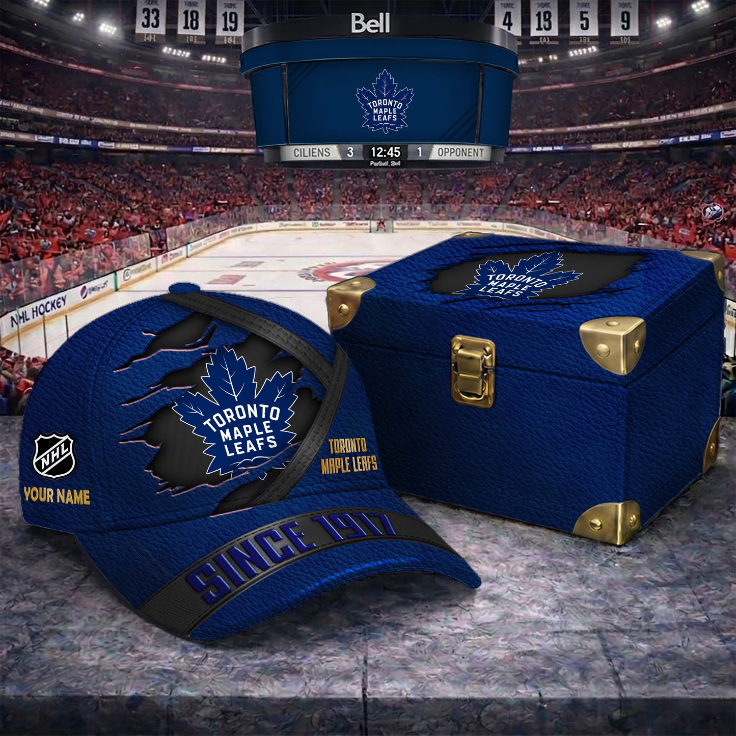 Signature Series NHL x TML BESPOKE CRACK CUSTOM NAME HAT V2 PLUS NDT NTN 250426