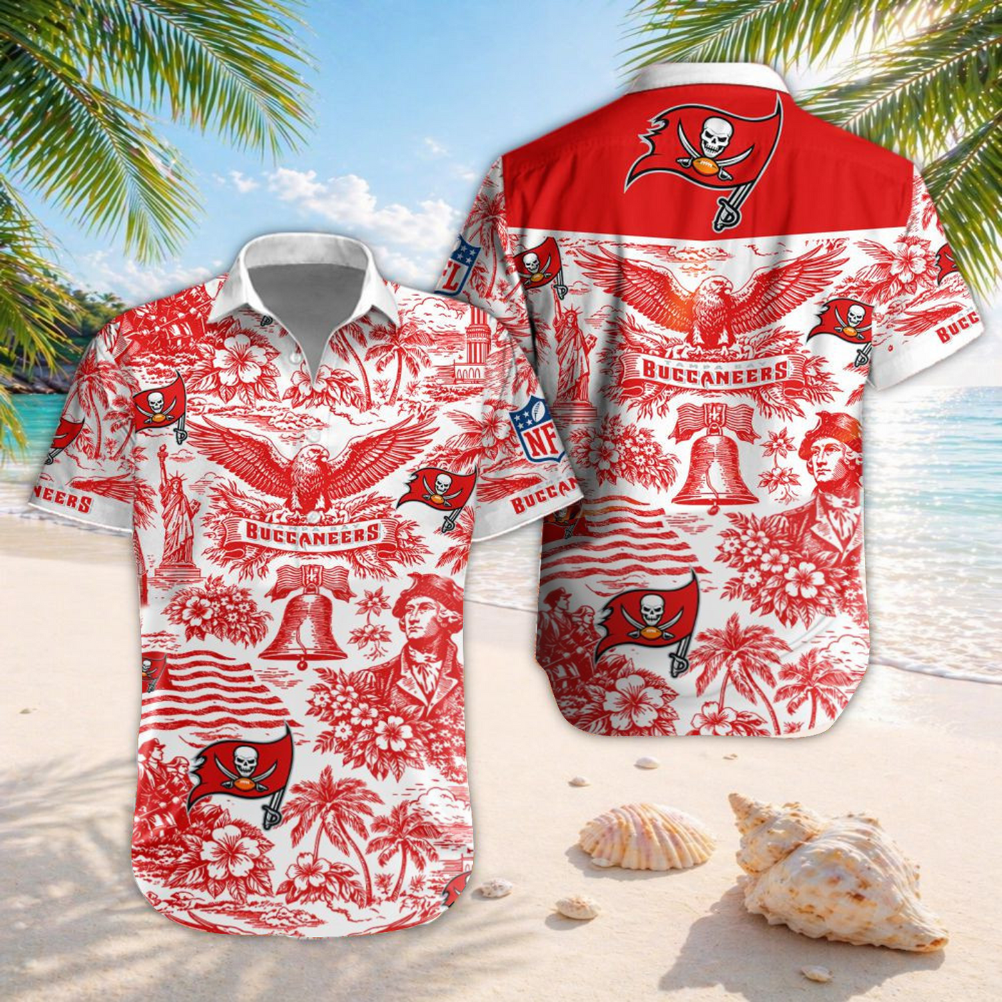 TB x NFL Hawaiian Shirt 2006