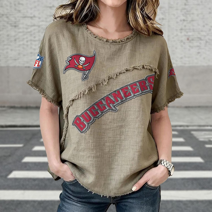 TB x NFL Womenƒ??s Vintage O-Neck 2905 DatND DVT