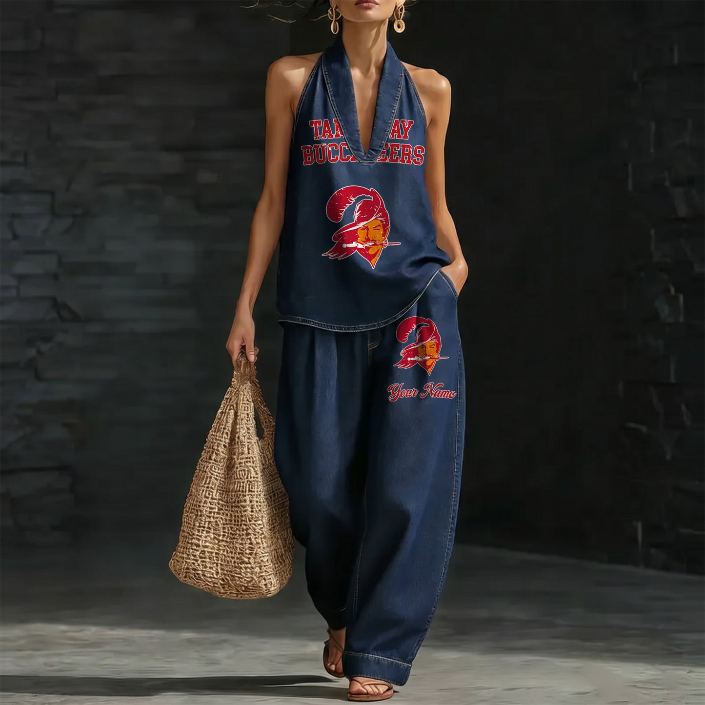 TB x NFL Women's Vintage Washed Denim Suit DATND TANTD 030626