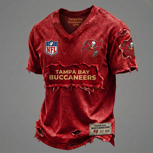 TBB NFL Premium V-Neck T-shirt Gift For Fans 0306 NAK DATND TTT