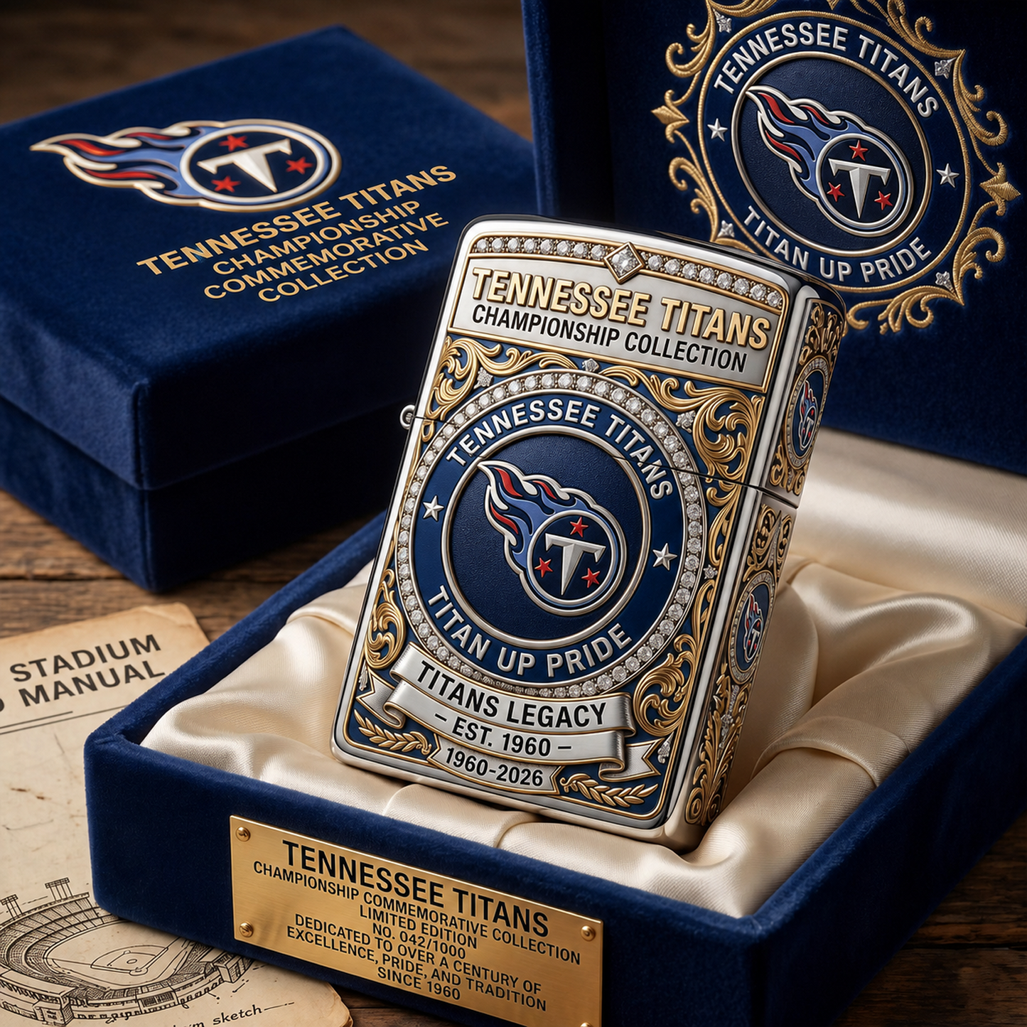 TEN x NFL Premium Lighter Case 2105 DatND DVT