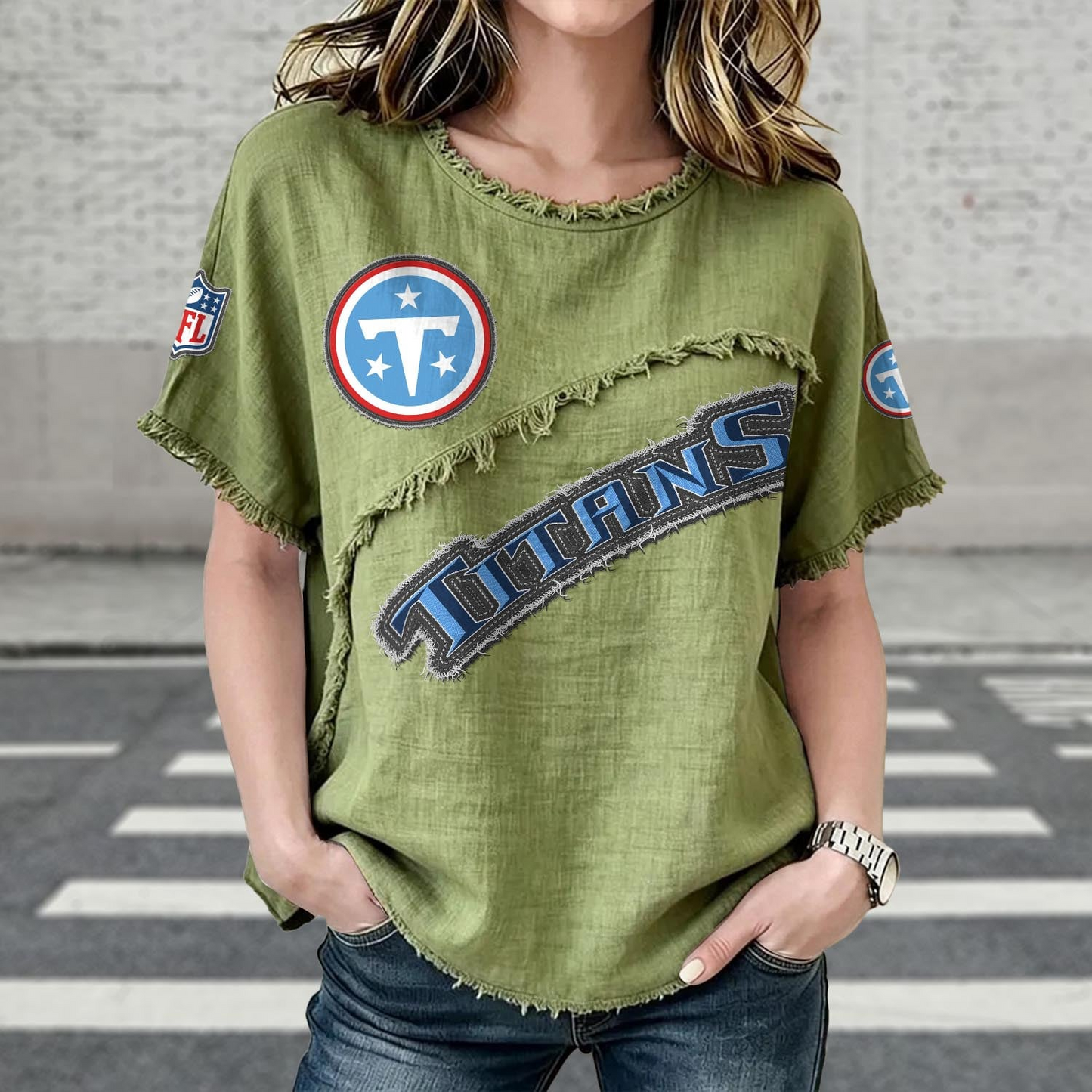 TEN x NFL Womenƒ??s Vintage O-Neck 2905 DatND DVT