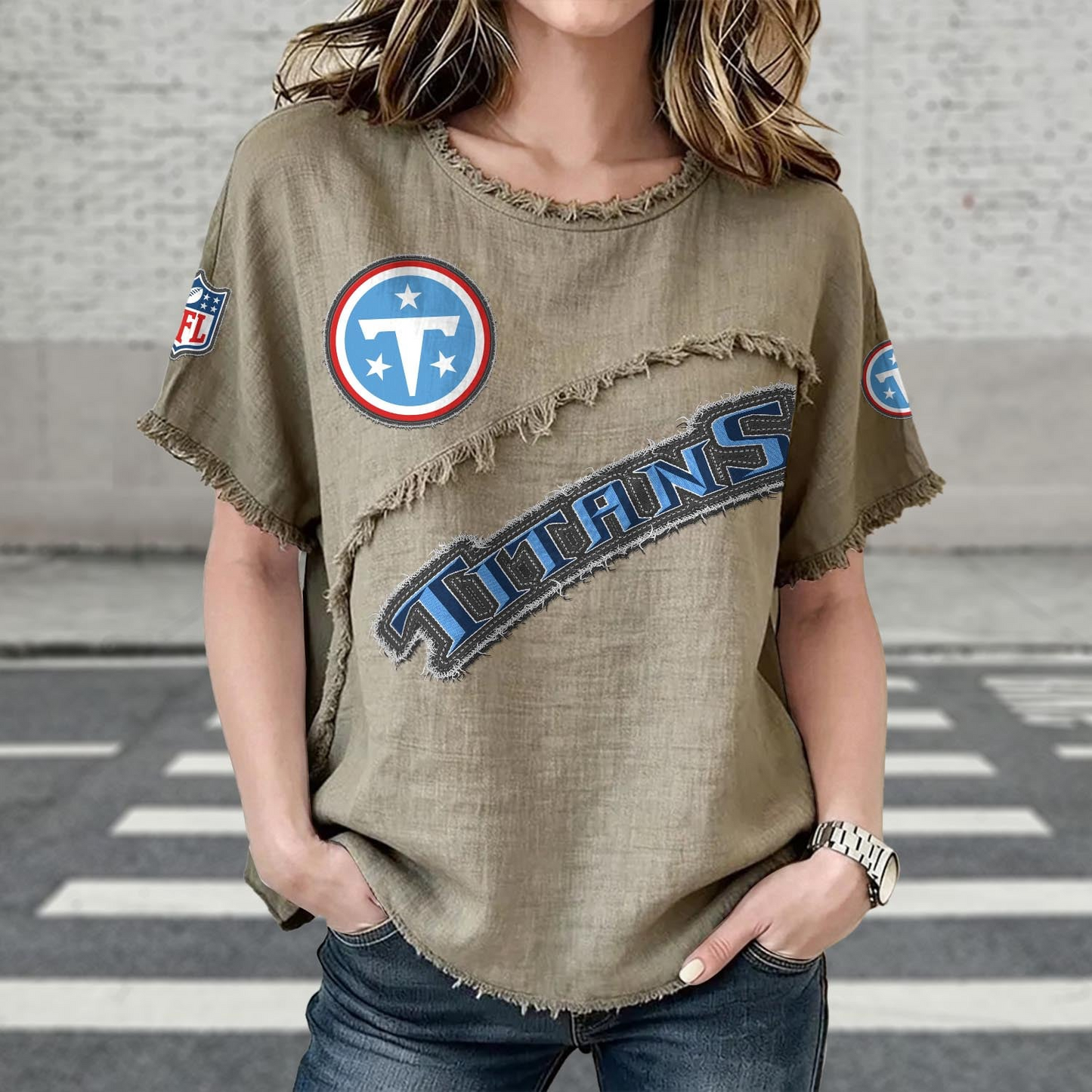 TEN x NFL Womenƒ??s Vintage O-Neck 2905 DatND DVT