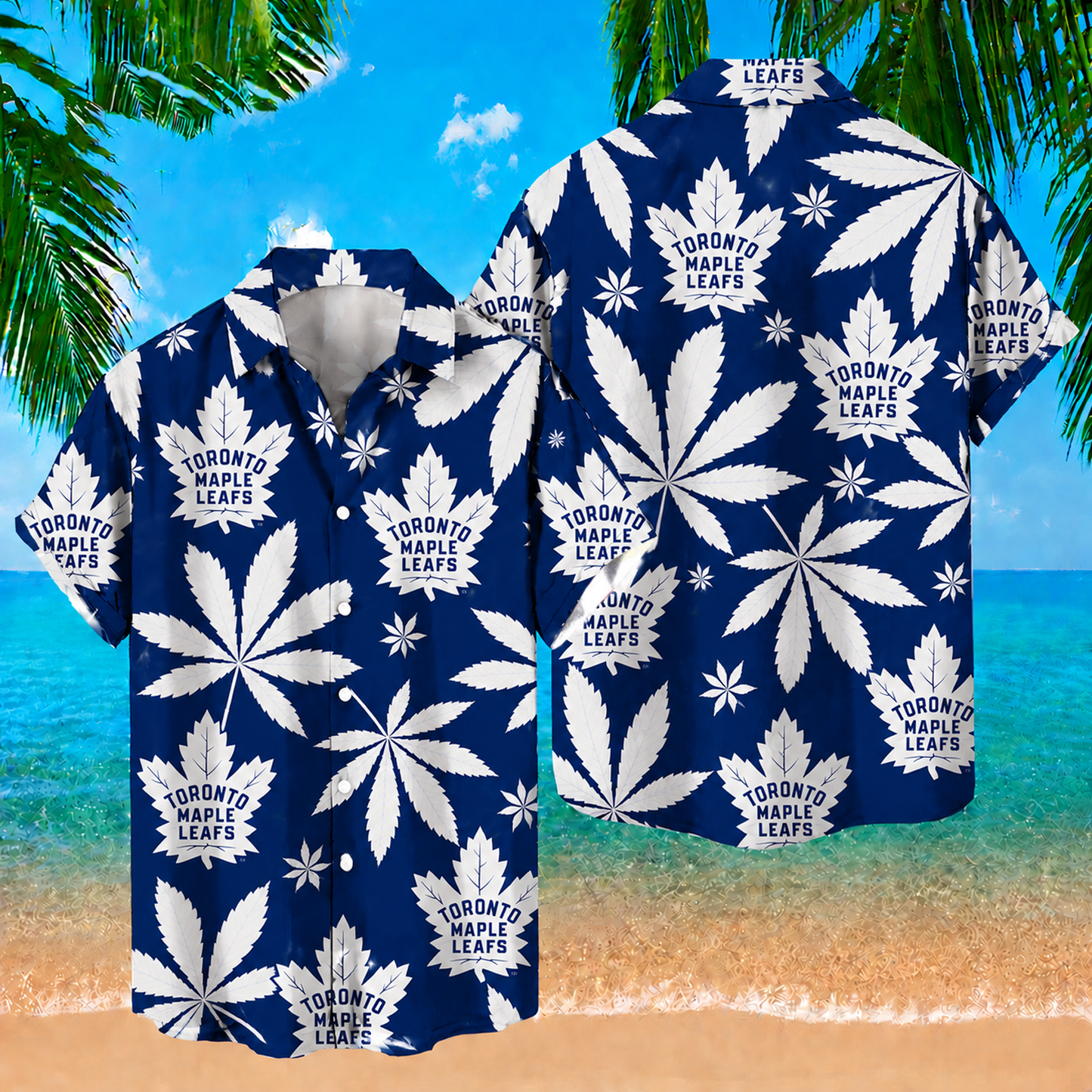 TOR x NHL Hawaiian Shirt 1605 DatND DVT