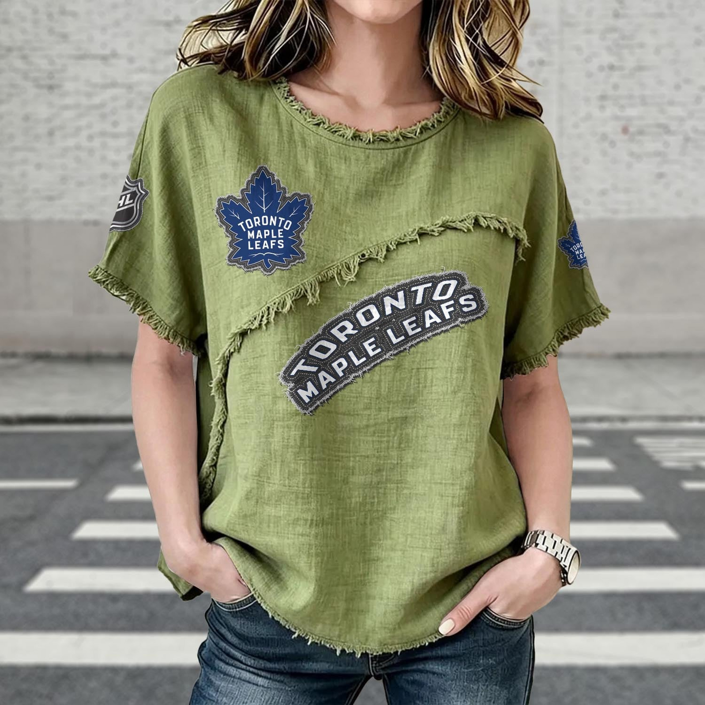 TOR x NHL Womenƒ??s Vintage O-Neck 2905 DatND DVT