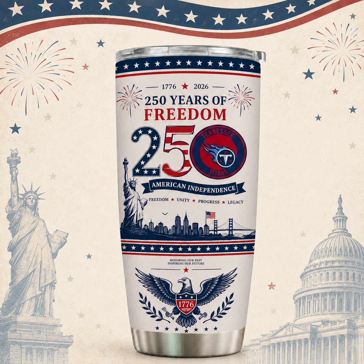 TT x NFL 250th Anniversary Special Tumbler for Football Fans 170626