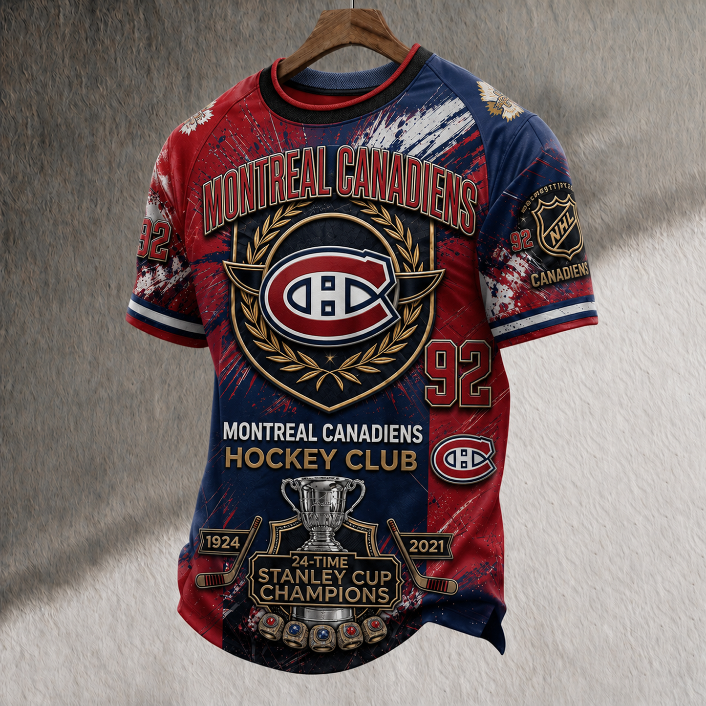 Unisex MC x NHL Inspired Trendy T-shirt DATND TANTD 150525