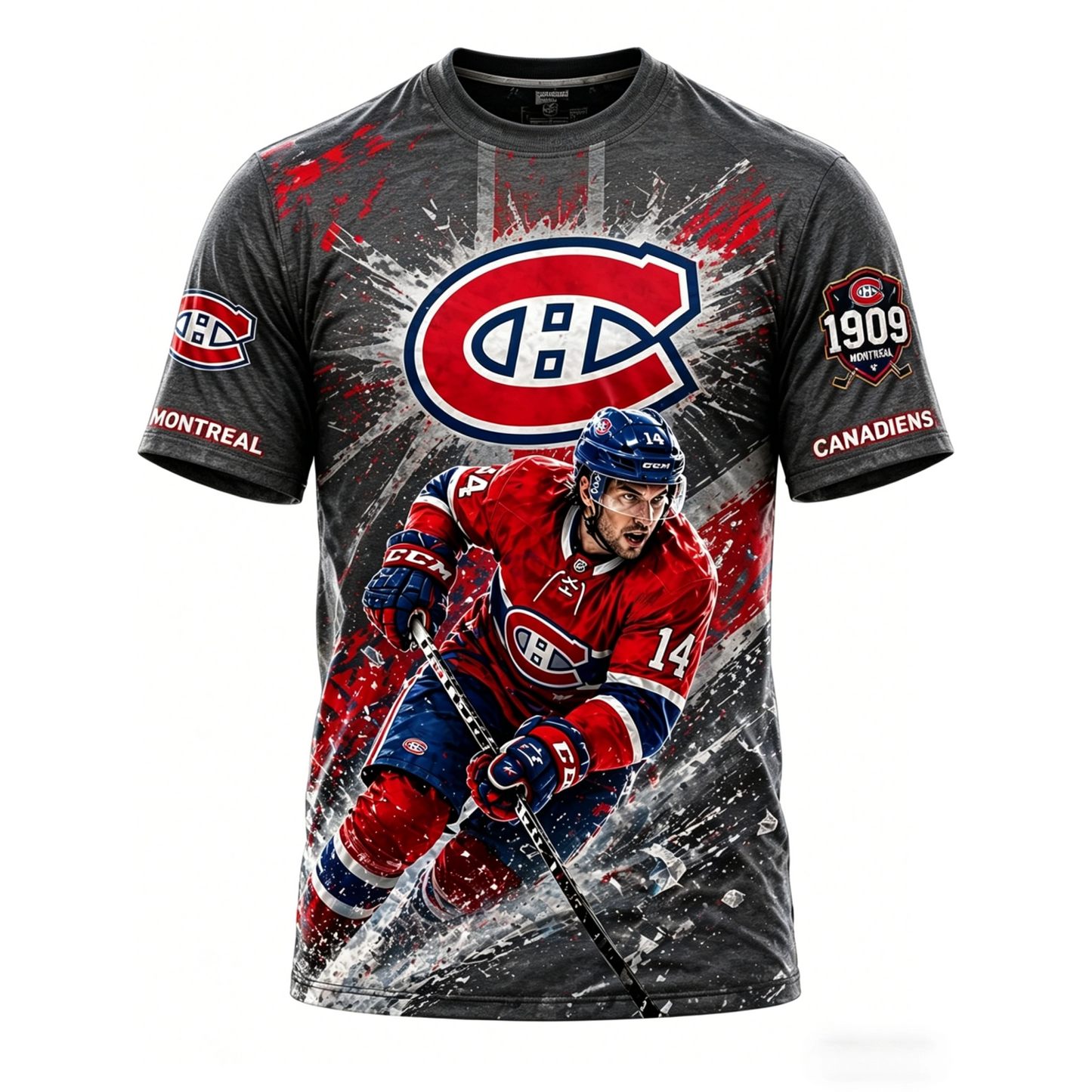 Unisex MC x NHL Inspired Trendy T-shirt V1 DATND TANTD 140526