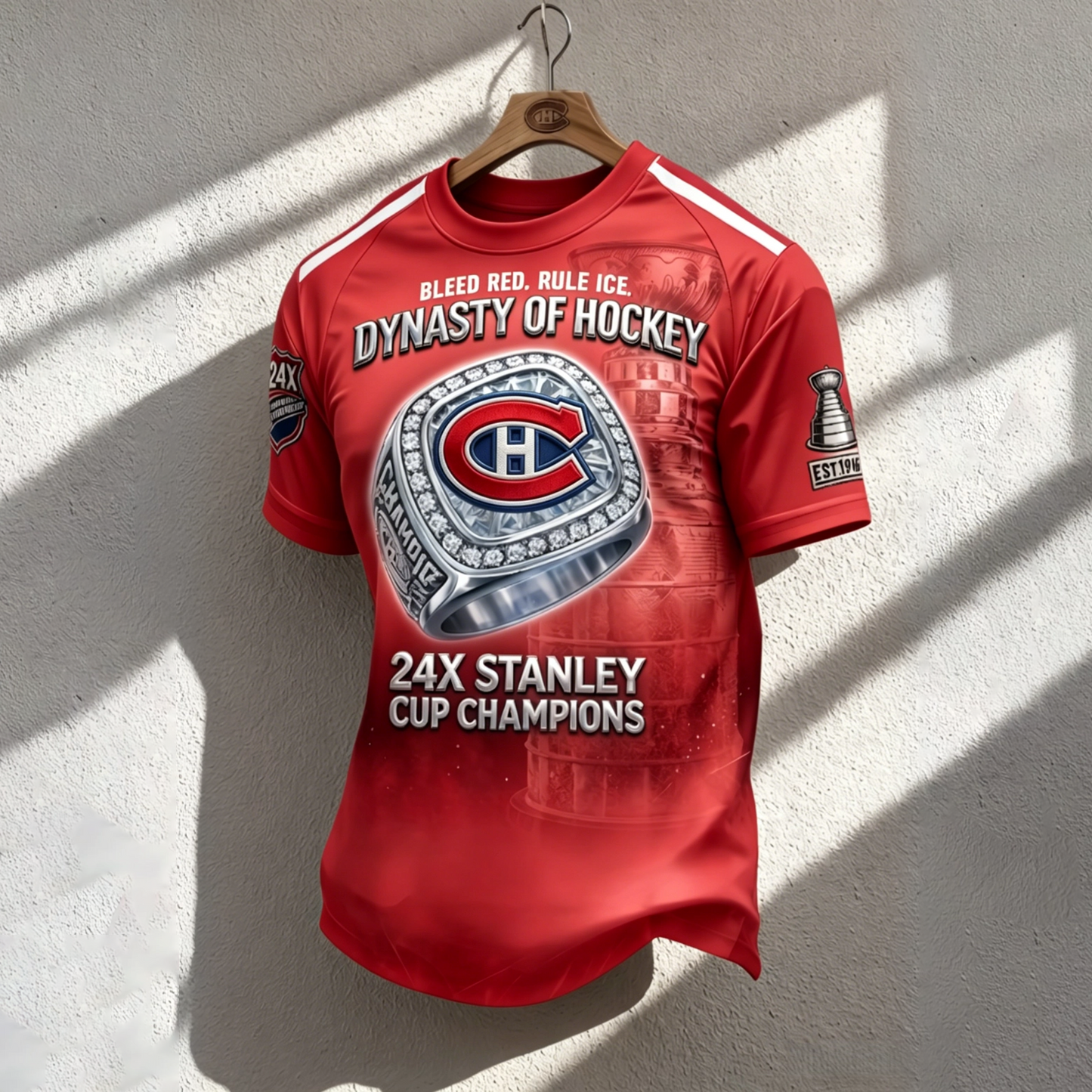 Unisex MC x NHL Inspired Trendy T-shirt V18 DATND TANTD 140526