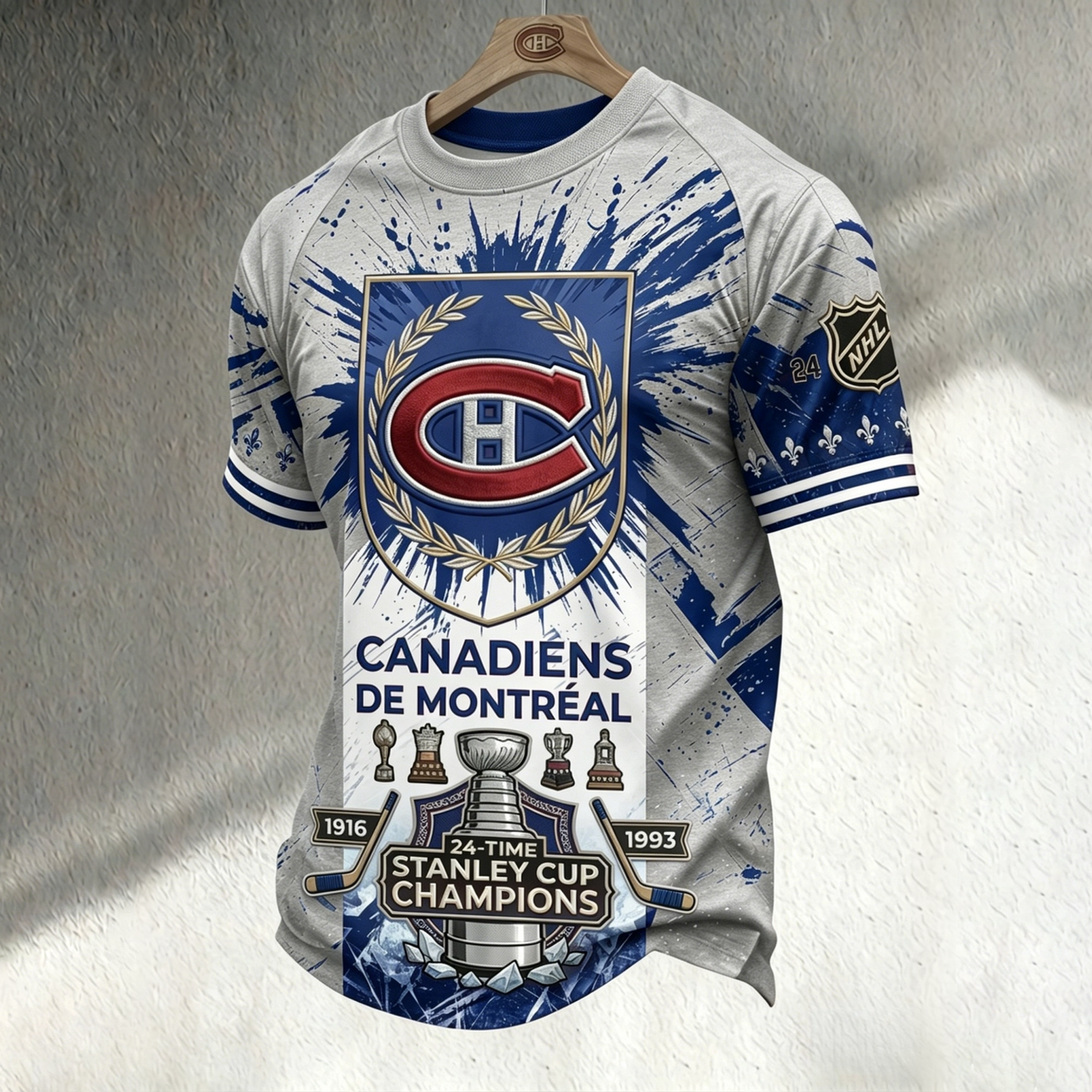 Unisex MC x NHL Inspired Trendy T-shirt V3 DATND TANTD 140526