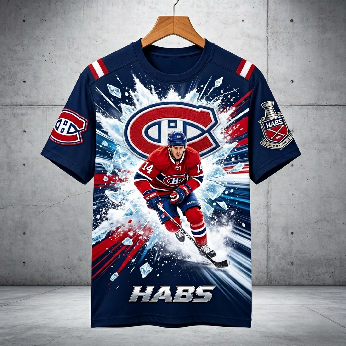 Unisex MC x NHL Inspired Trendy T-shirt V4 DATND TANTD 140526