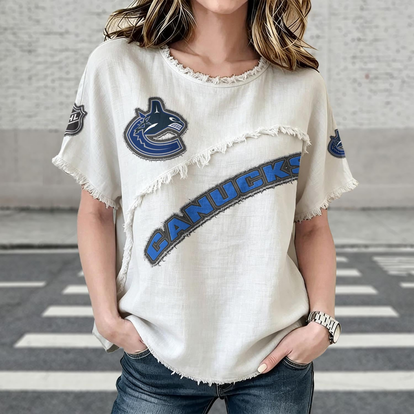 VAN x NHL Womenƒ??s Vintage O-Neck 2905 DatND DVT
