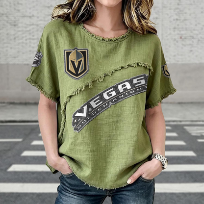 VGK x NHL Womenƒ??s Vintage O-Neck 2905 DatND DVT