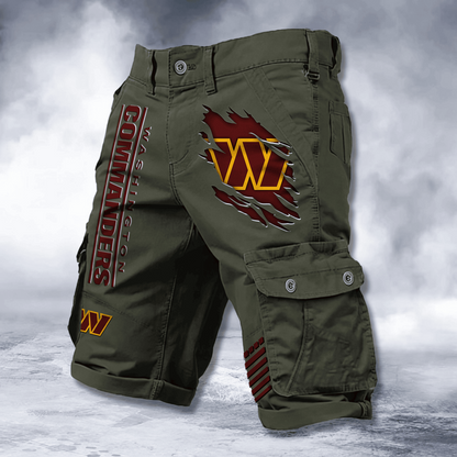 WAS x NFL Cotton Cargo Shorts DATND TANTD 2705