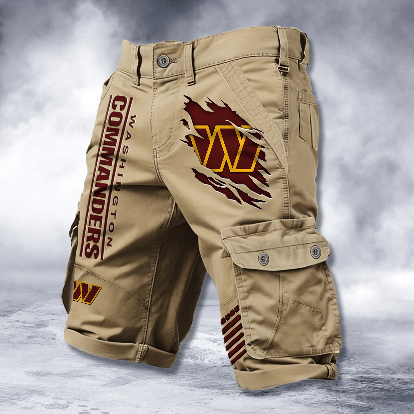 WAS x NFL Cotton Cargo Shorts DATND TANTD 2705