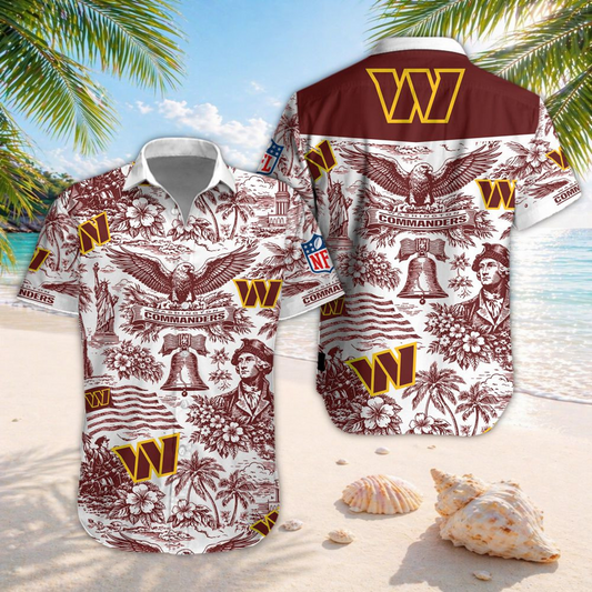 WAS x NFL Hawaiian Shirt 2006