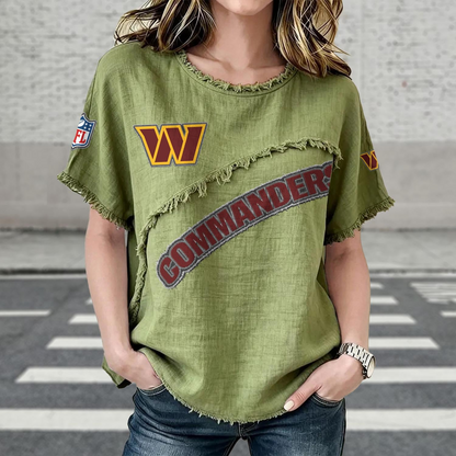 WAS x NFL Womenƒ??s Vintage O-Neck 2905 DatND DVT