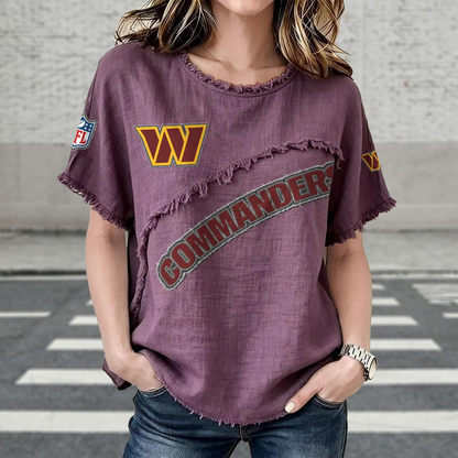 WAS x NFL Womenƒ??s Vintage O-Neck 2905 DatND DVT