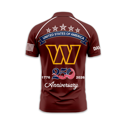 WC Premium NFL American Semiquincentennial Polo Shirt 010726