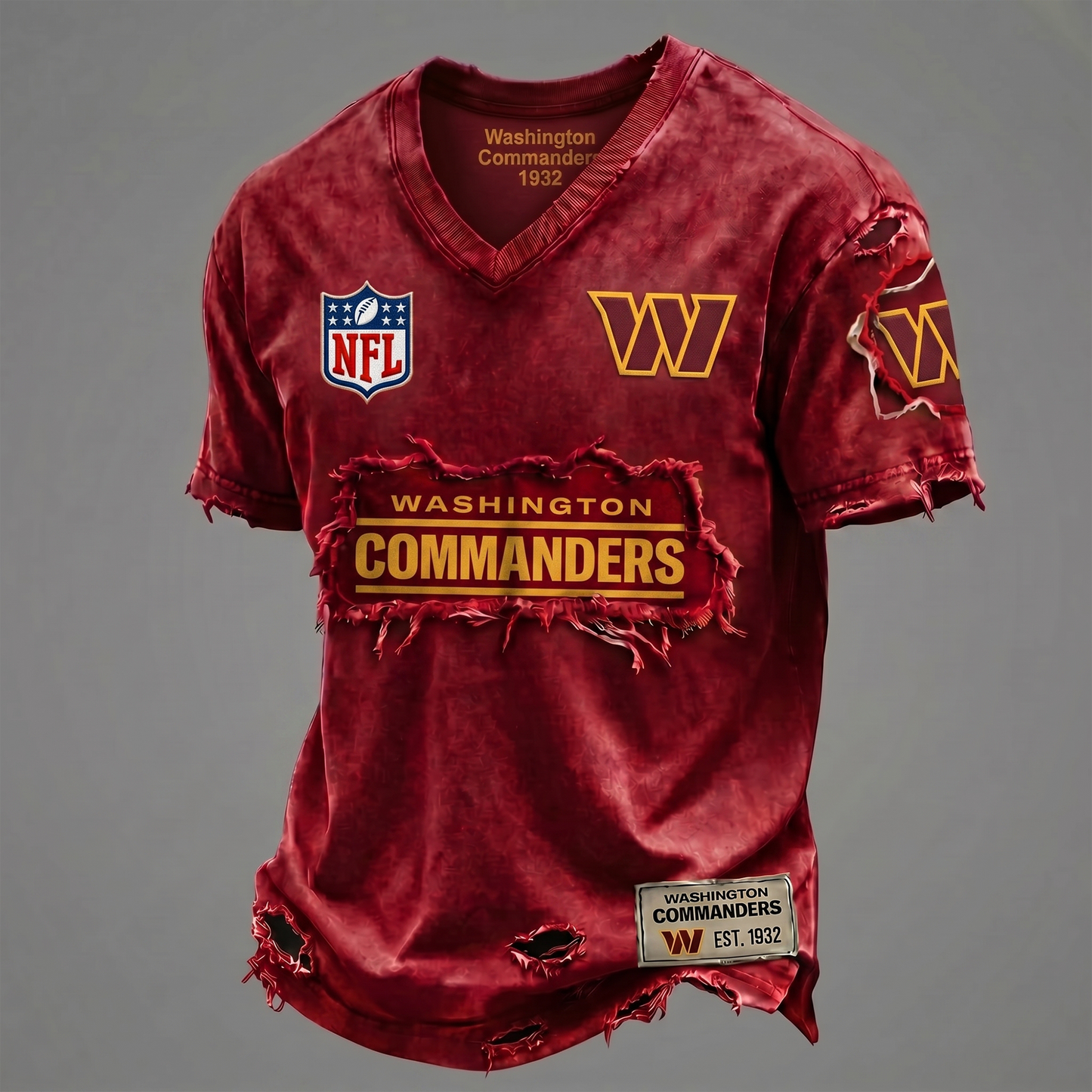 WC NFL Premium V-Neck T-shirt Gift For Fans 0306 NAK DATND TTT