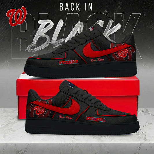 WN x MLB Back In Black AF1 Sneakers 270626