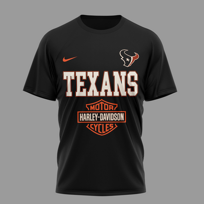 HOU Premium NFL 122 Year Harley Davidson 3D Shirt 2603 DatND DVT