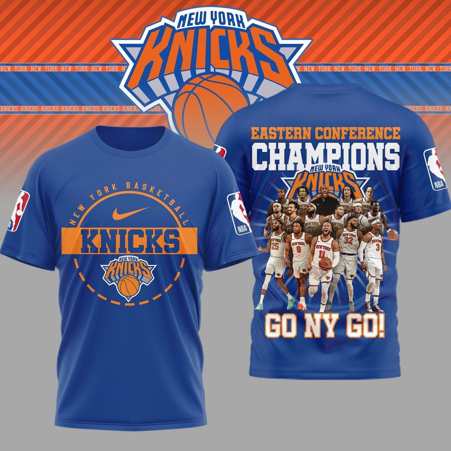 NYK Premium NBA Eastern Conference 2026 3D Shirt DDT 290526 NTL