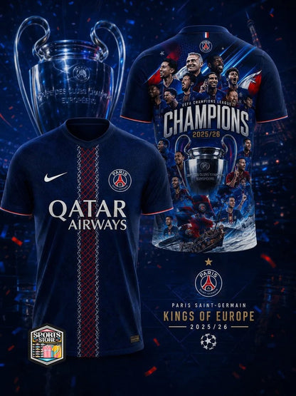 PSG Premium UEFA Champions League 2025/26 3D Shirt V2 DatND DVT 3105