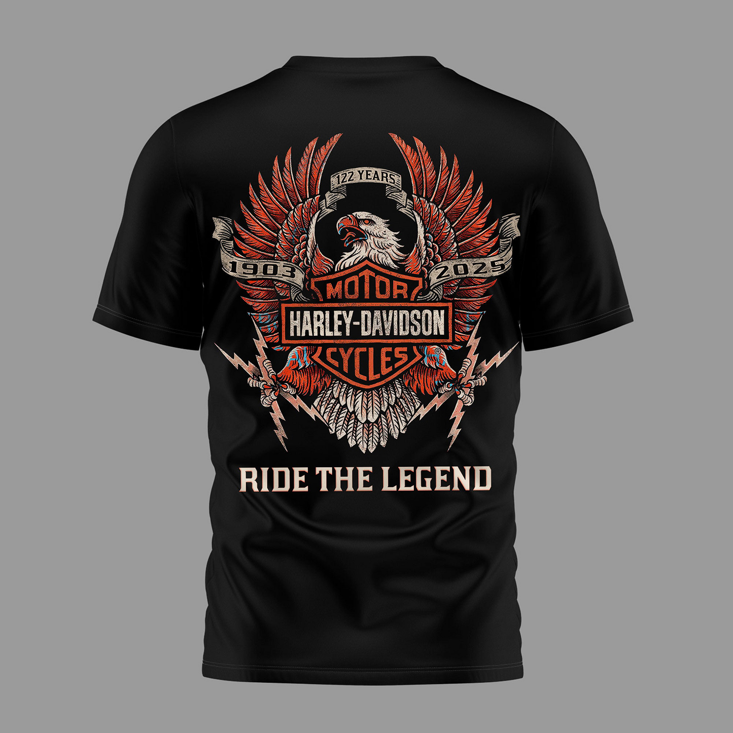 MIN Premium NFL 122 Year Harley Davidson 3D Shirt 2603 DatND DVT