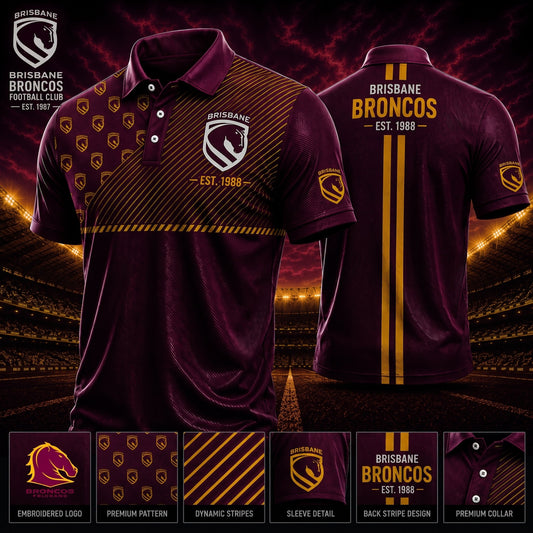 PREMIUM NRL X BB LUXURY GAMEDAY POLO SHIRT LIMITED EDITIONS 240626