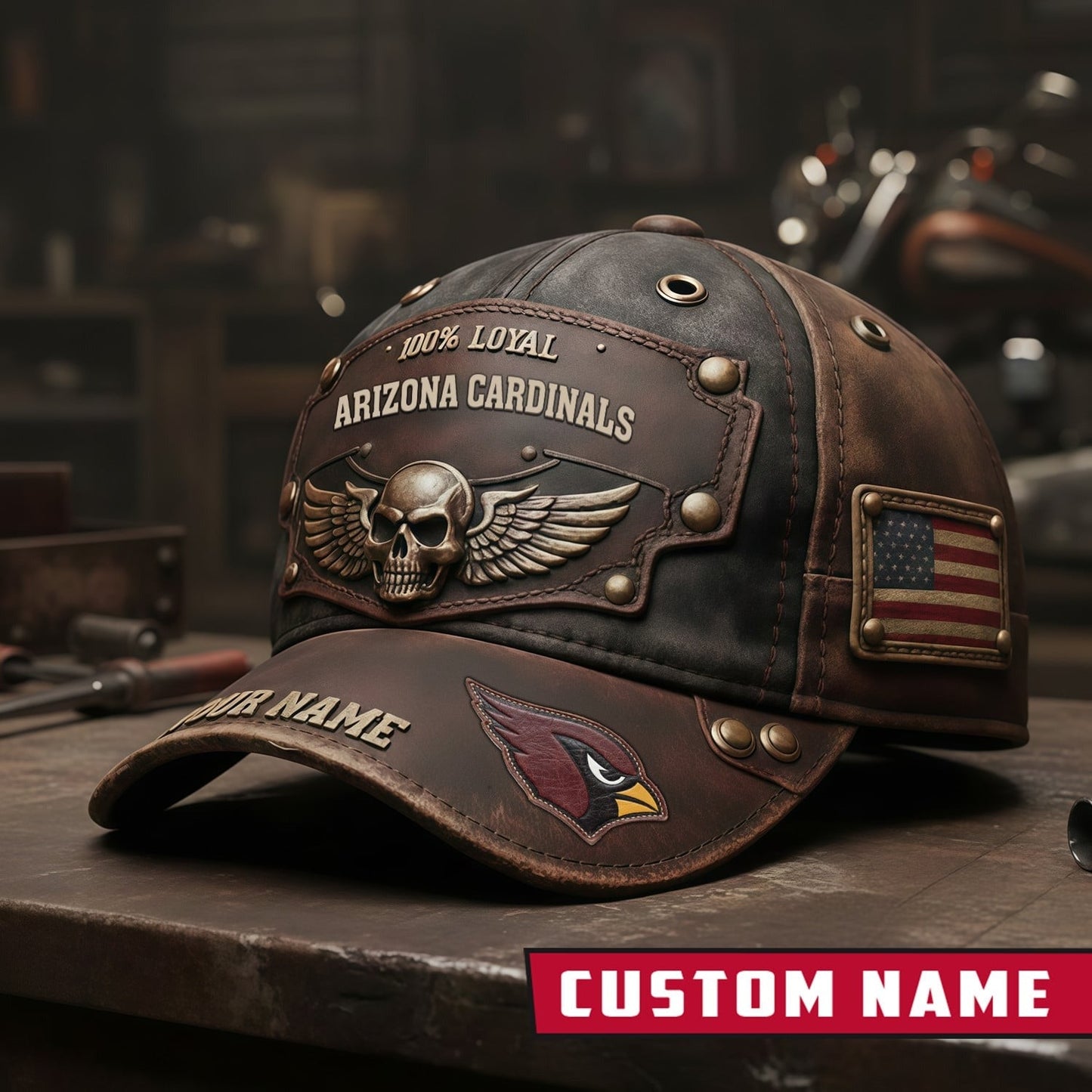 Premium NFL X ARI Harley-Davi Vintage Cap NDT NHM