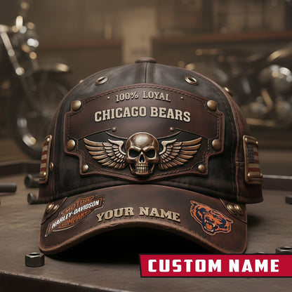 Premium NFL X CHI Harley-Davi Vintage Cap NDT NHM