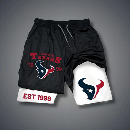 PREMIUM NFL X HOU Multicolored Pure GYM Shorts NDT NHM
