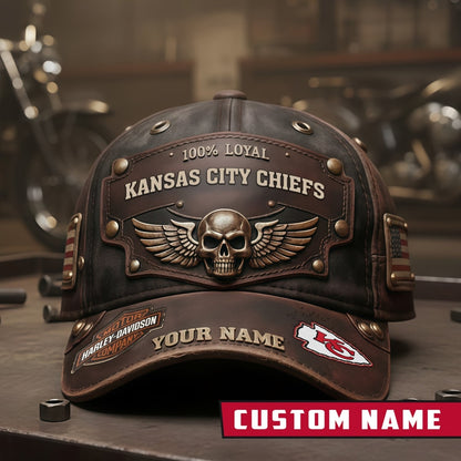 Premium NFL X KC Harley-Davi Vintage Cap NDT NHM