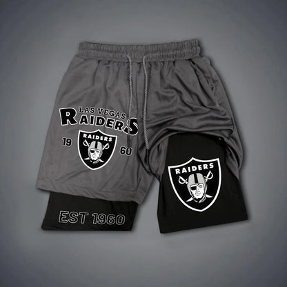 PREMIUM NFL X LV Multicolored Pure GYM Shorts NDT NHM