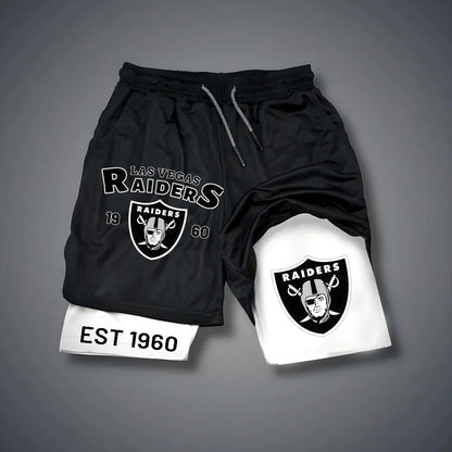PREMIUM NFL X LV Multicolored Pure GYM Shorts NDT NHM