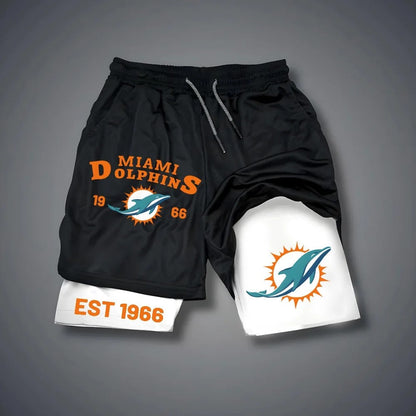 PREMIUM NFL X MIA Multicolored Pure GYM Shorts NDT NHM